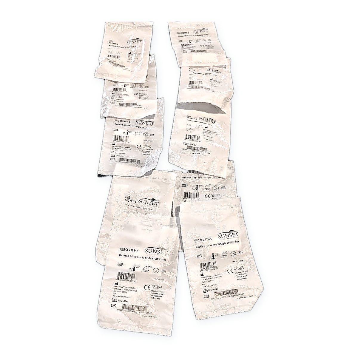 Sunset CF2111-1 filters compatible with ResMed AirSense 11, 10 packages